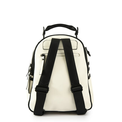 Mochila mediana maddie blanco