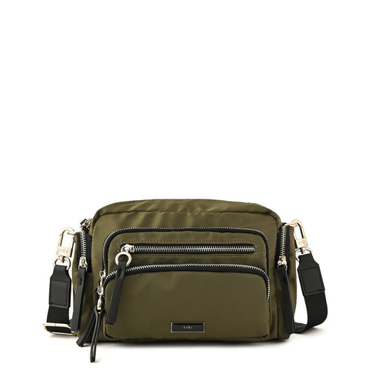 Cartera bandolera mediana zamora verde oliva