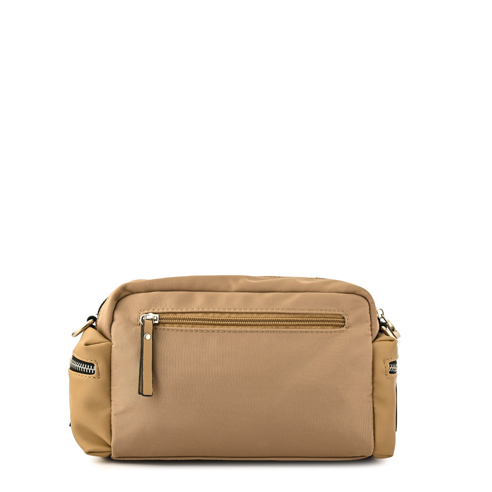 Cartera bandolera valery pequeña taupe