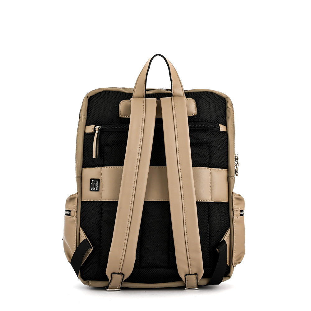 Mochila porta notebook valery grande taupe