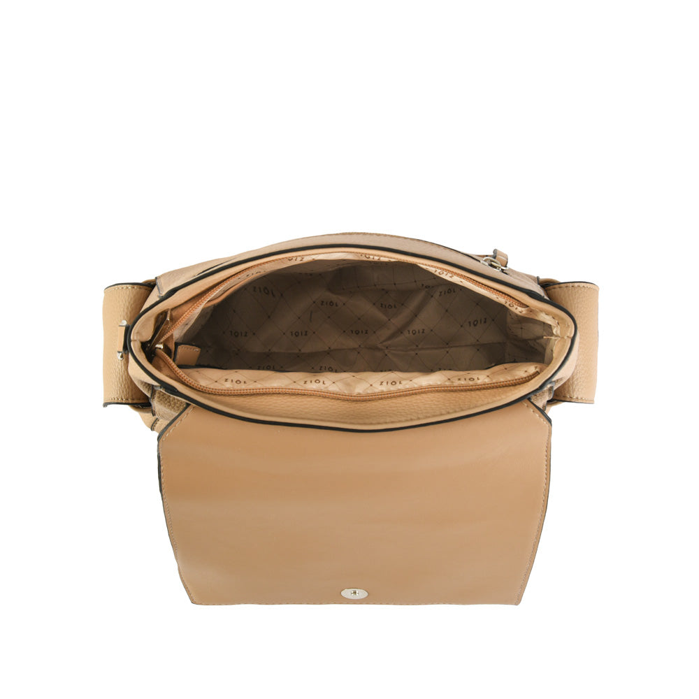 Mochila iskra mediana beige