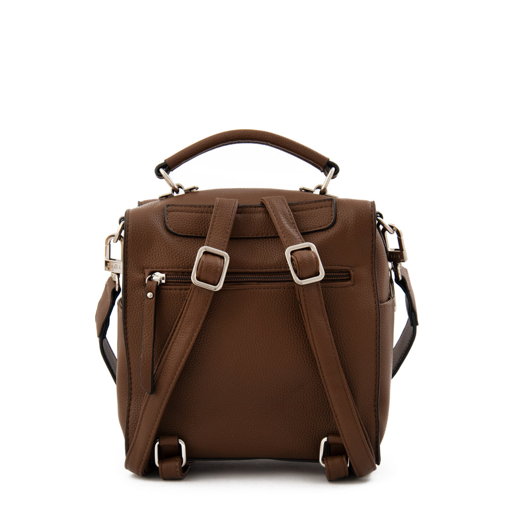 Mochila hela mediana café oscuro