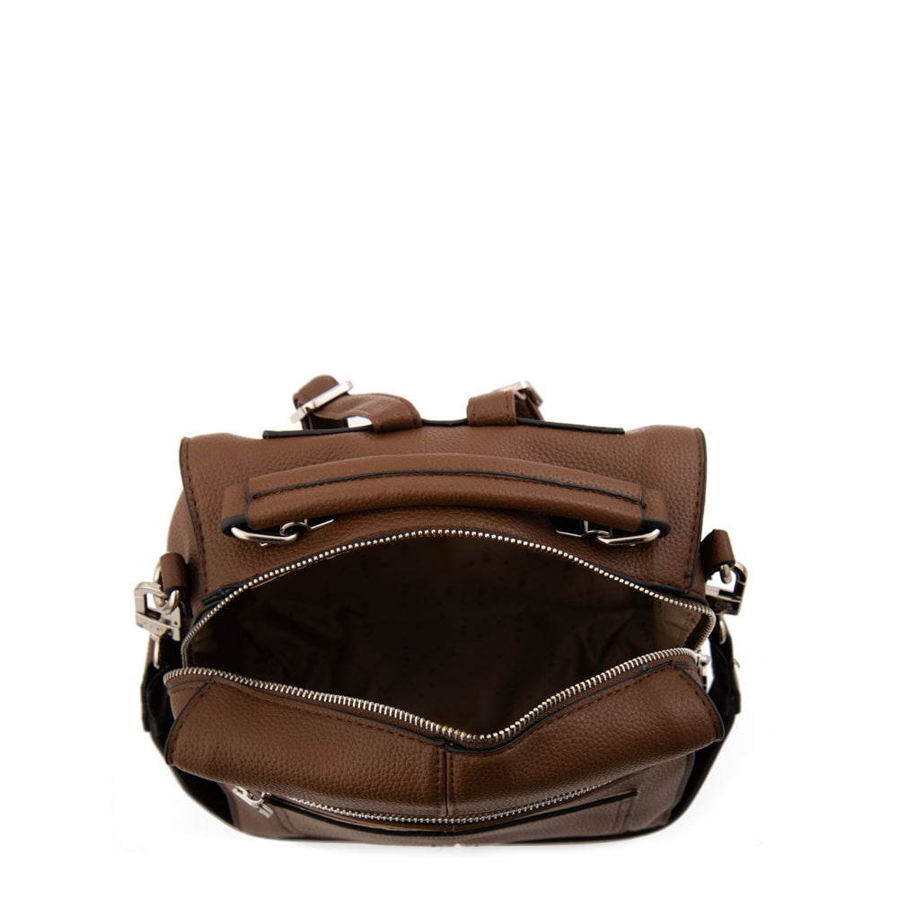 Mochila hela mediana café oscuro