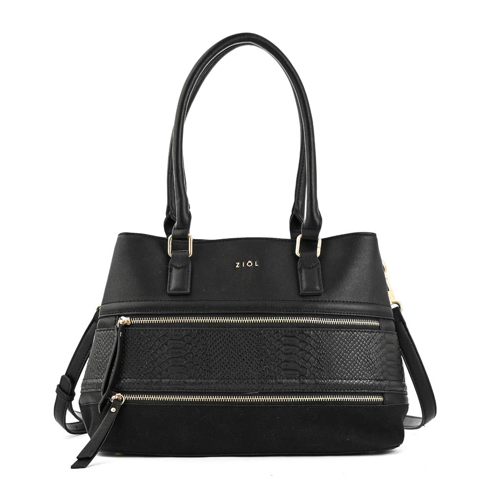 Cartera tote ebba mediana negro