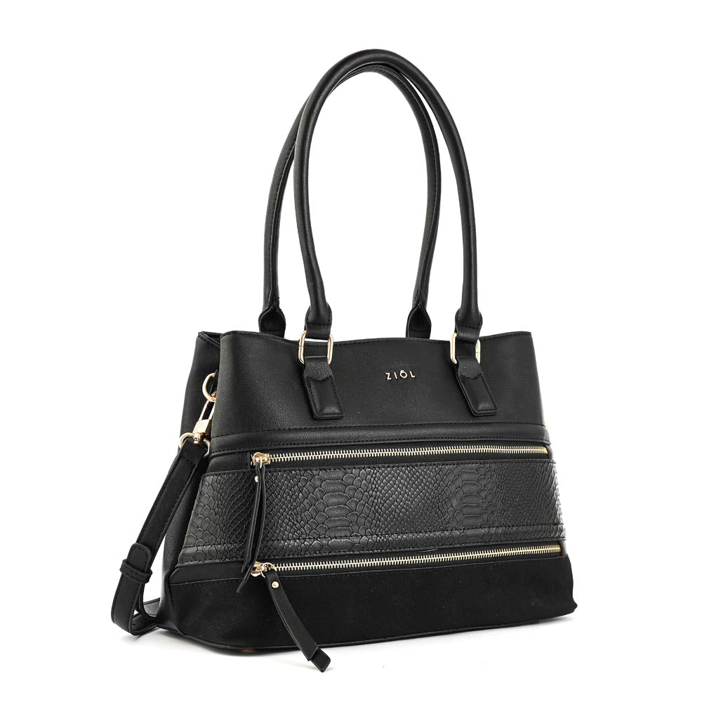 Cartera tote ebba mediana negro