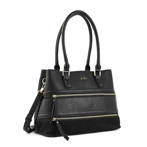 Cartera tote ebba mediana negro
