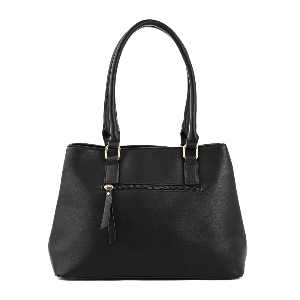 Cartera tote ebba mediana negro