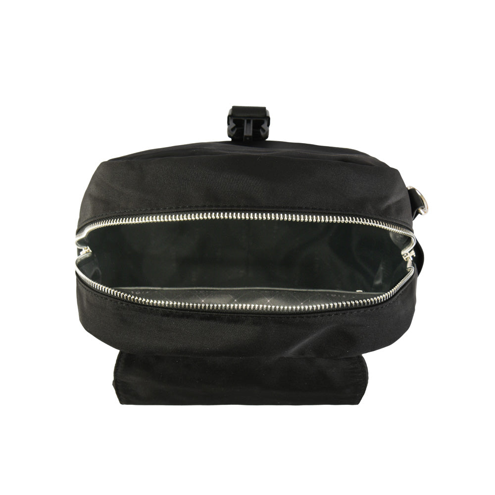 Mochila con tapa tavira mediana negro