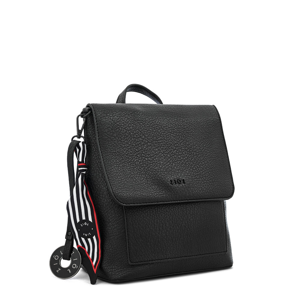 Mochila con tapa raina pequeña negro