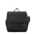 Mochila con tapa zahara mediana negro