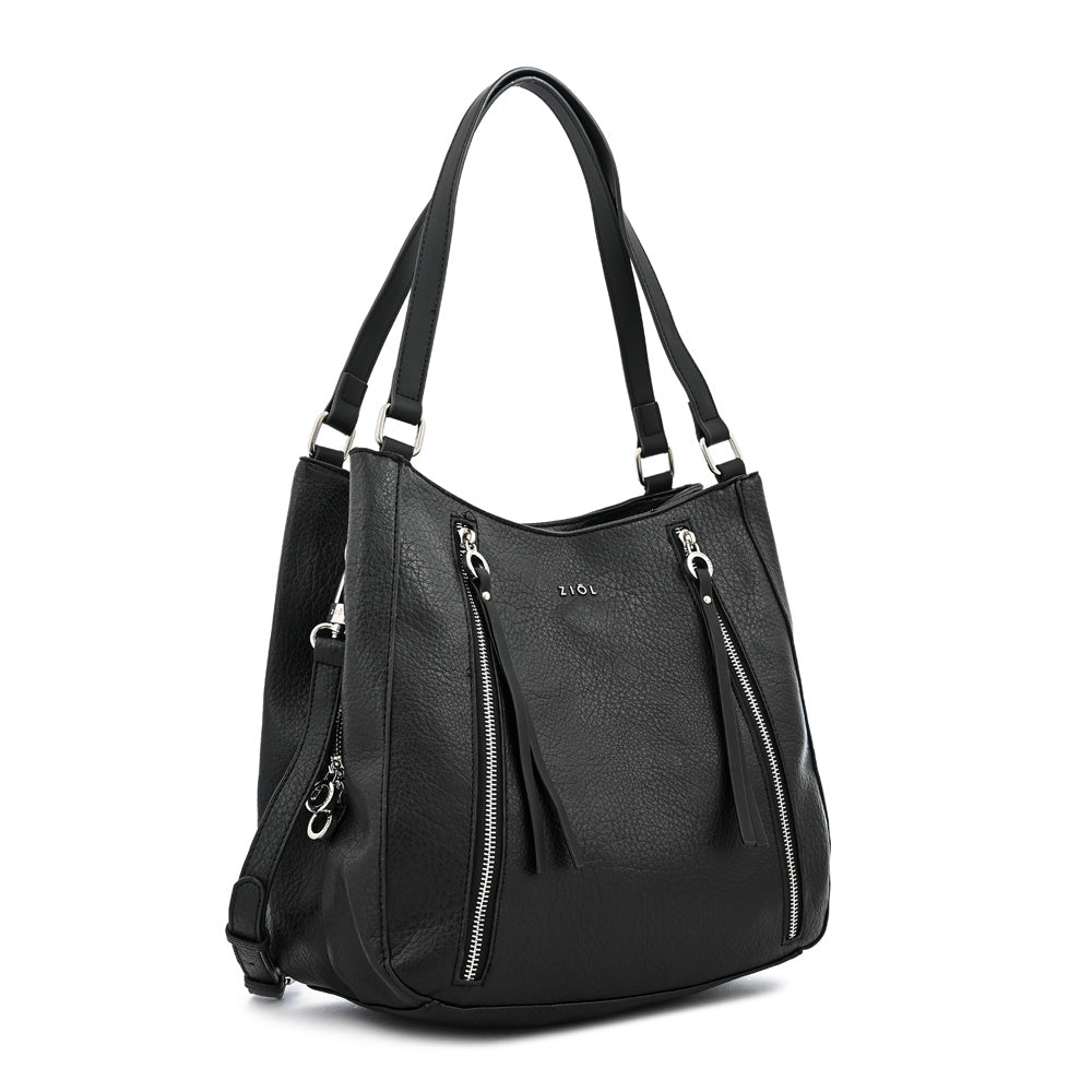 Cartera tote tres divisiones ozzy grande negro