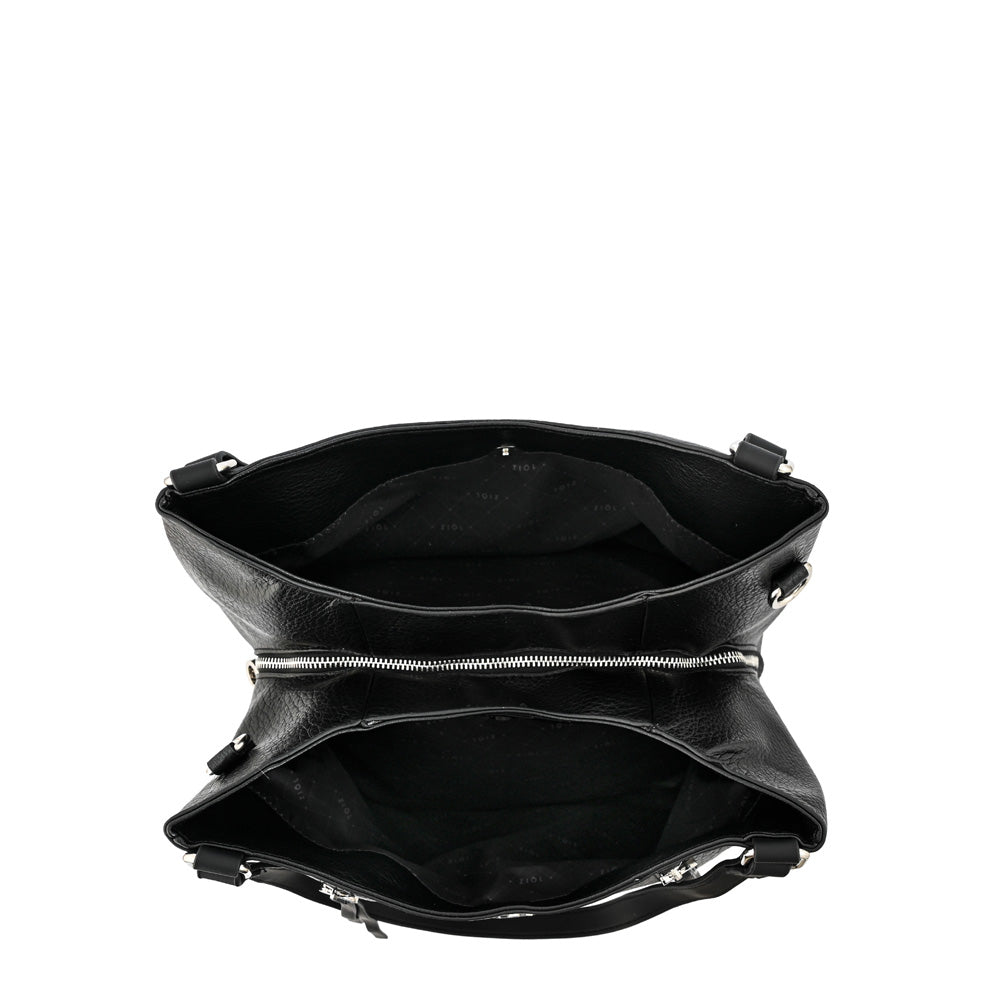 Cartera tote tres divisiones ozzy grande negro