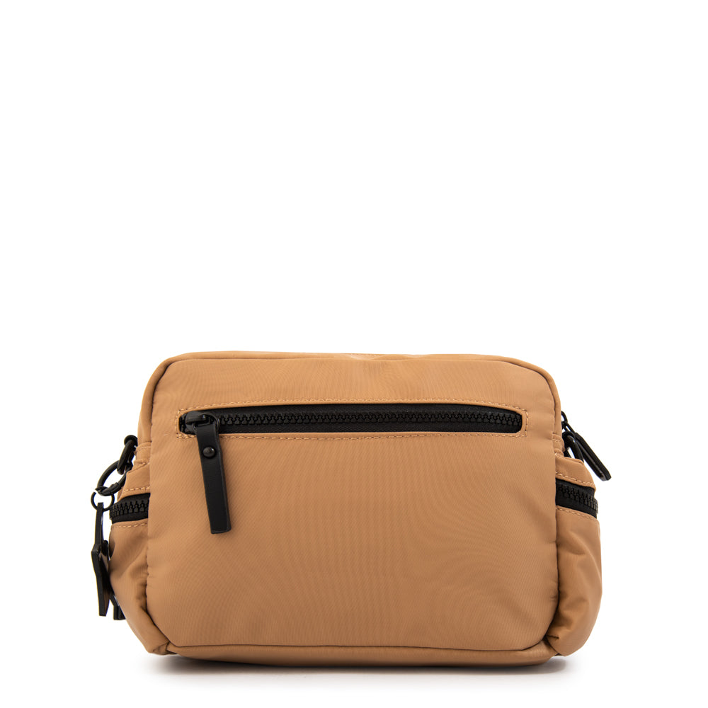 Cartera bandolera ronnie pequeña beige
