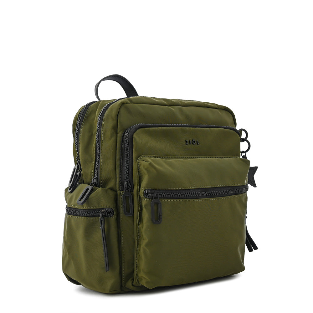 Mochila ronnie mediana verde oliva