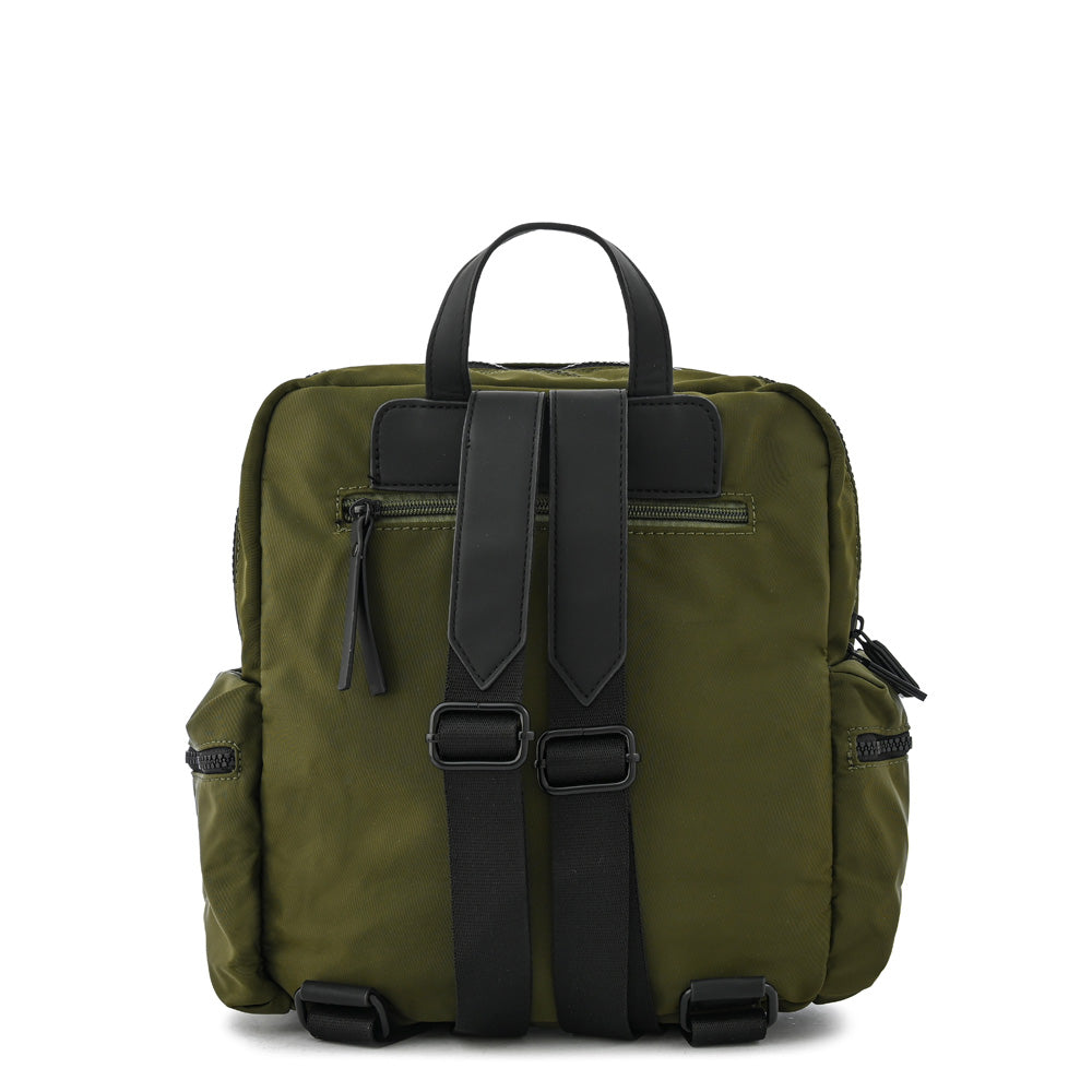Mochila ronnie mediana verde oliva