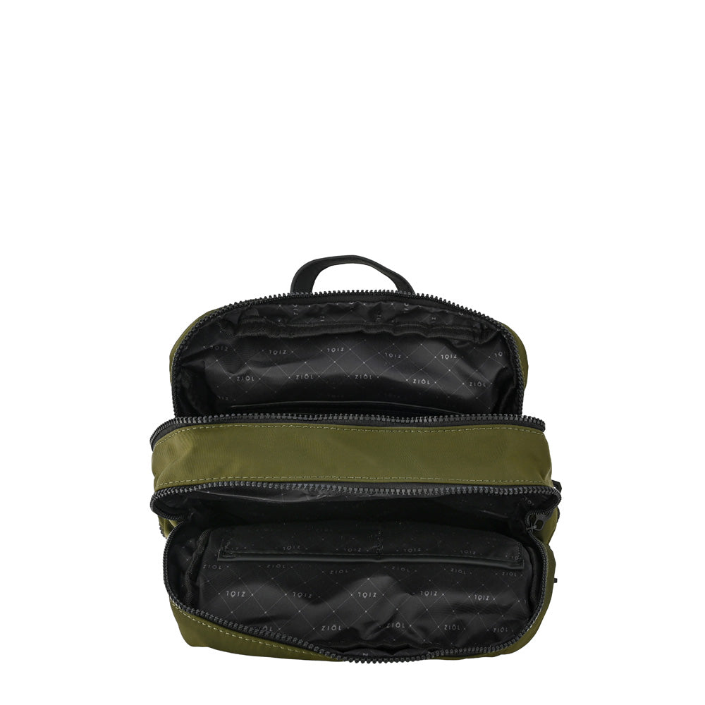 Mochila ronnie mediana verde oliva