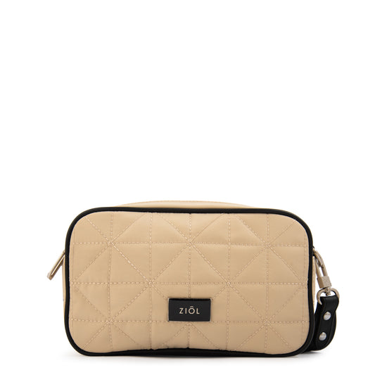 Cartera Bandolera saida mediana beige