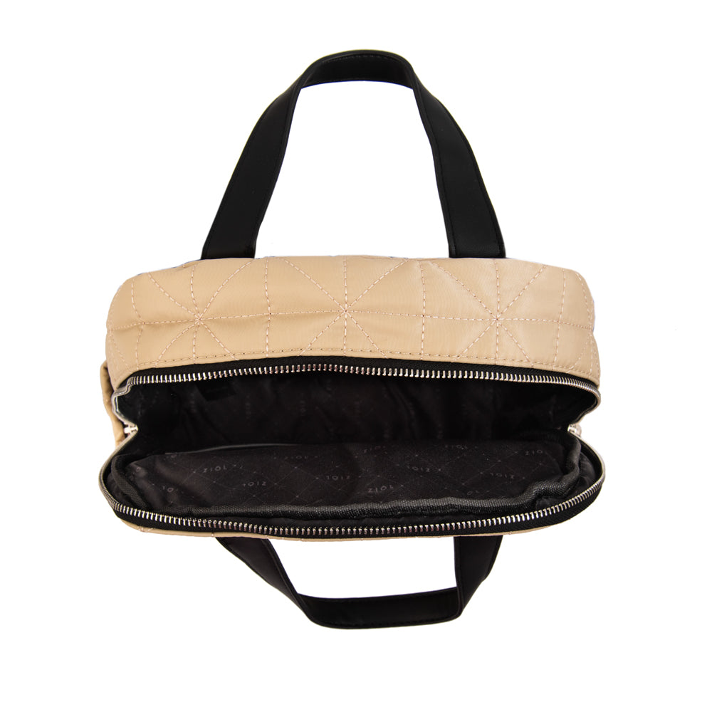 Mochila saida mediana beige