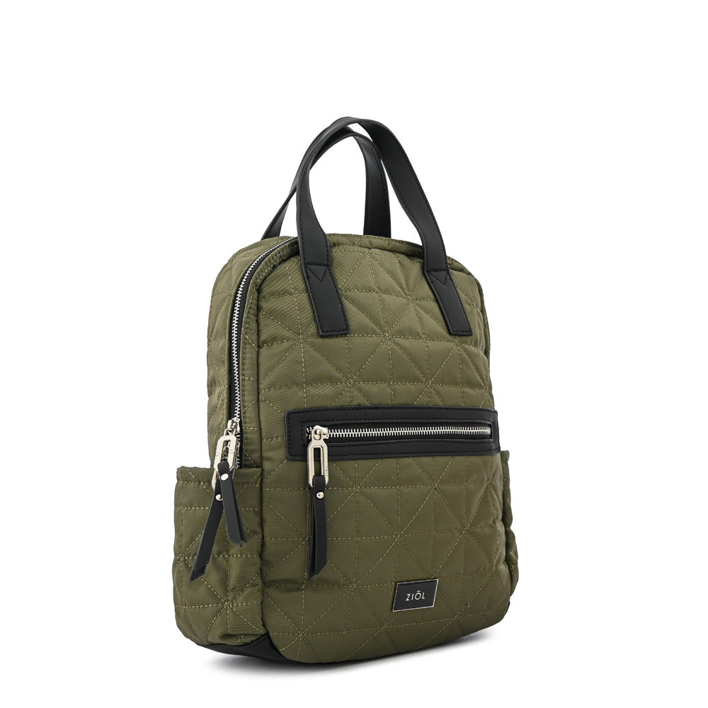 Mochila saida mediana verde oliva
