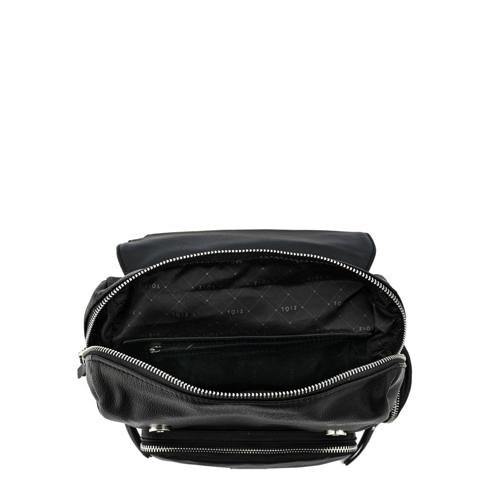 Mochila con tapa mila pequeña negro