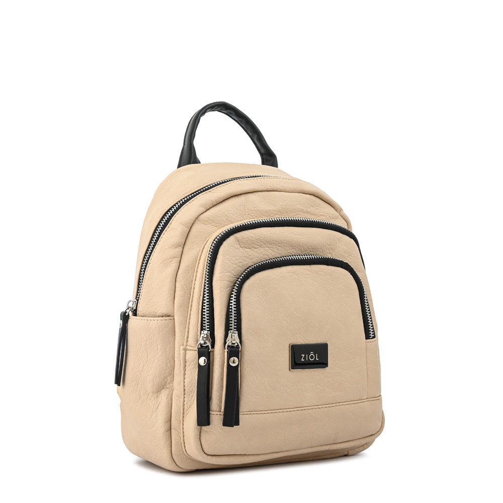 Mochila kada grande blanco crudo