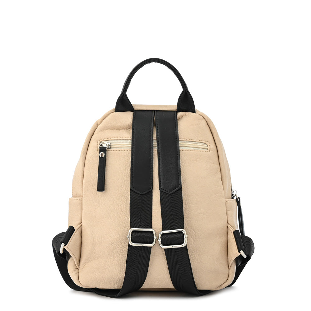 Mochila kada grande blanco crudo