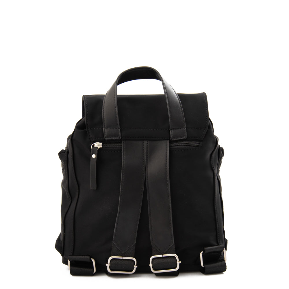 Mochila con tapa elvas mediana negro