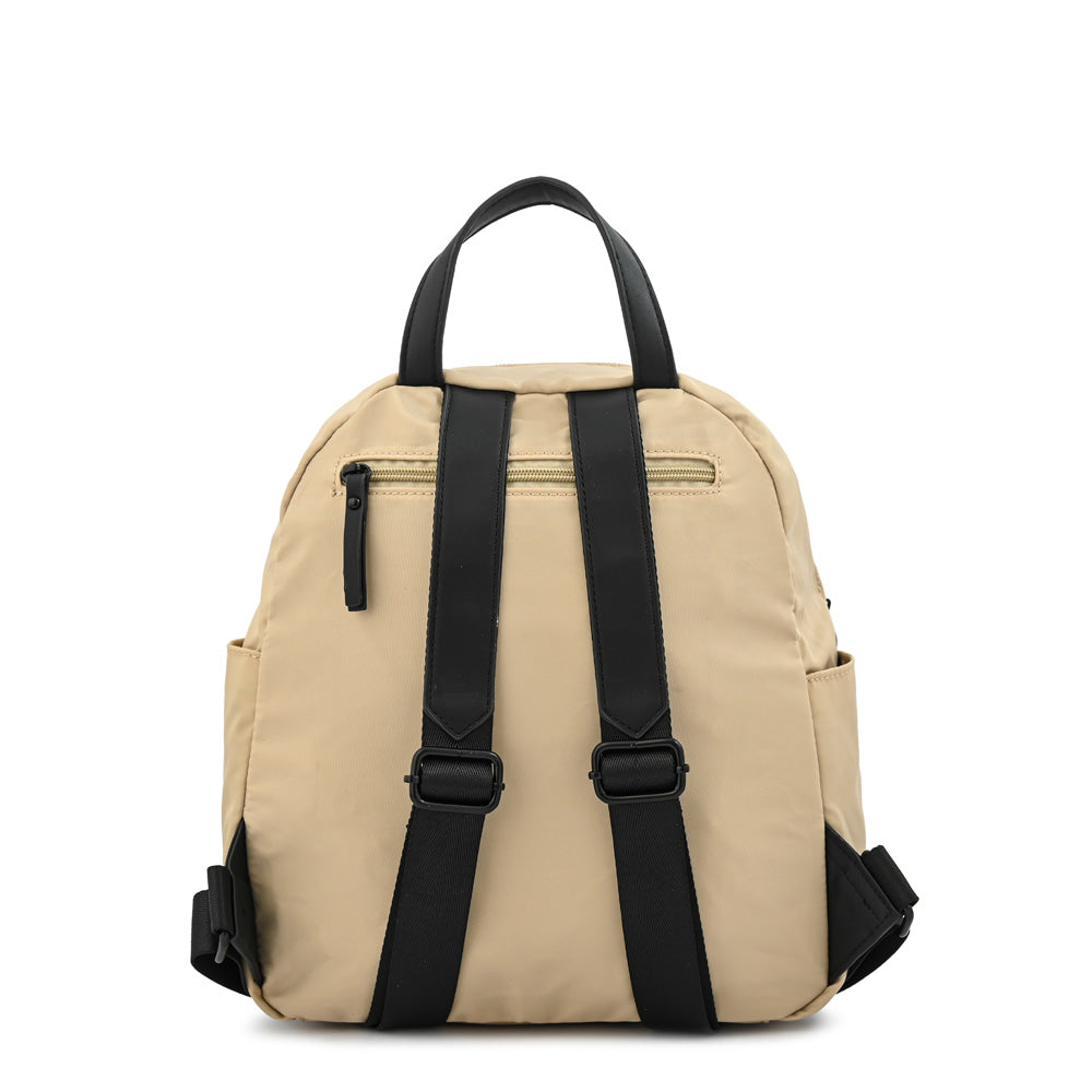 Senavi Mochila Beige Mediana