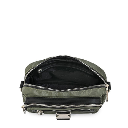 Cartera bandolera mediana carla verde oliva