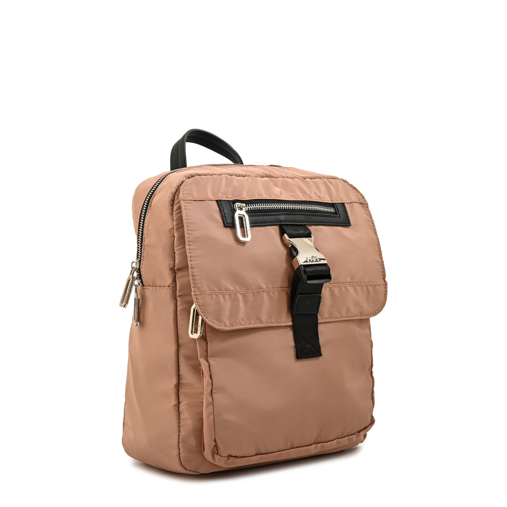 Mochila carla mediana rosa viejo