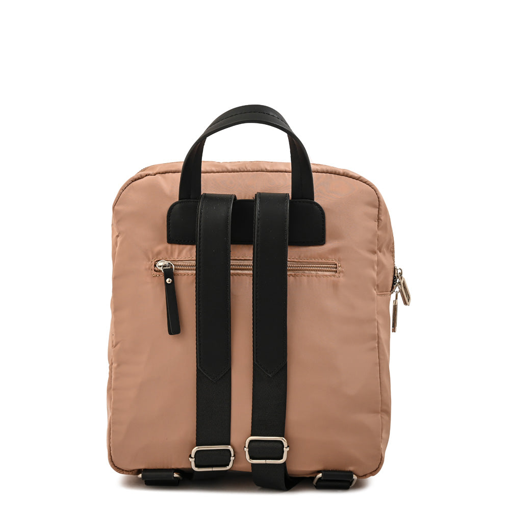Mochila carla mediana rosa viejo