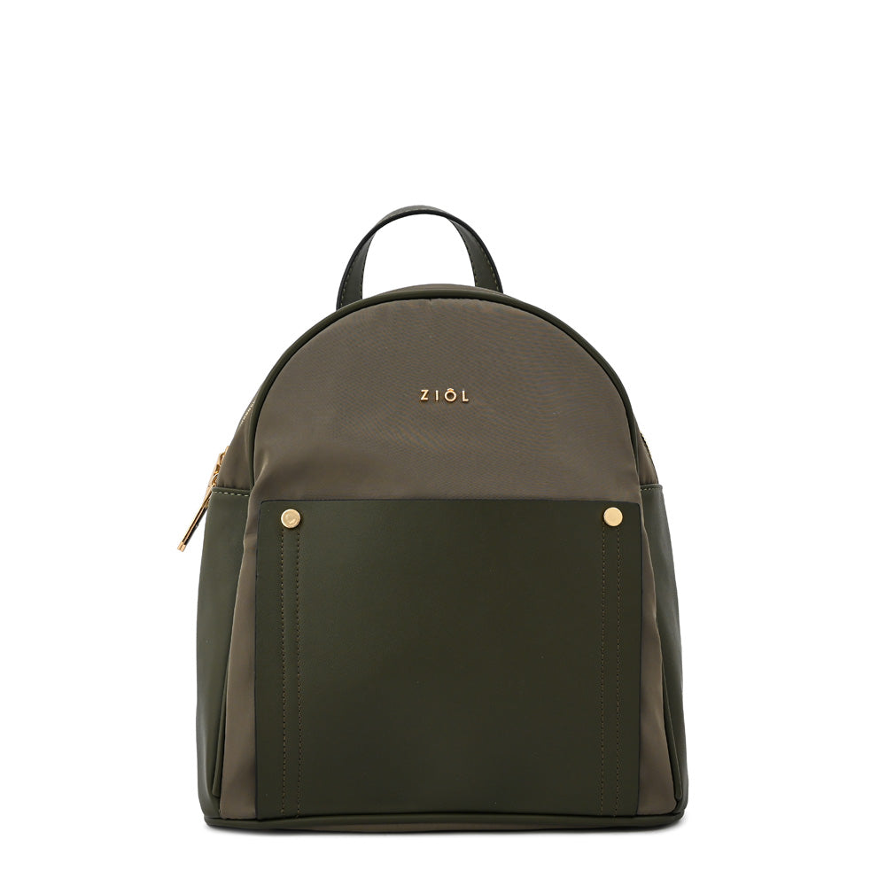 Mochila mediana katrin verde oliva