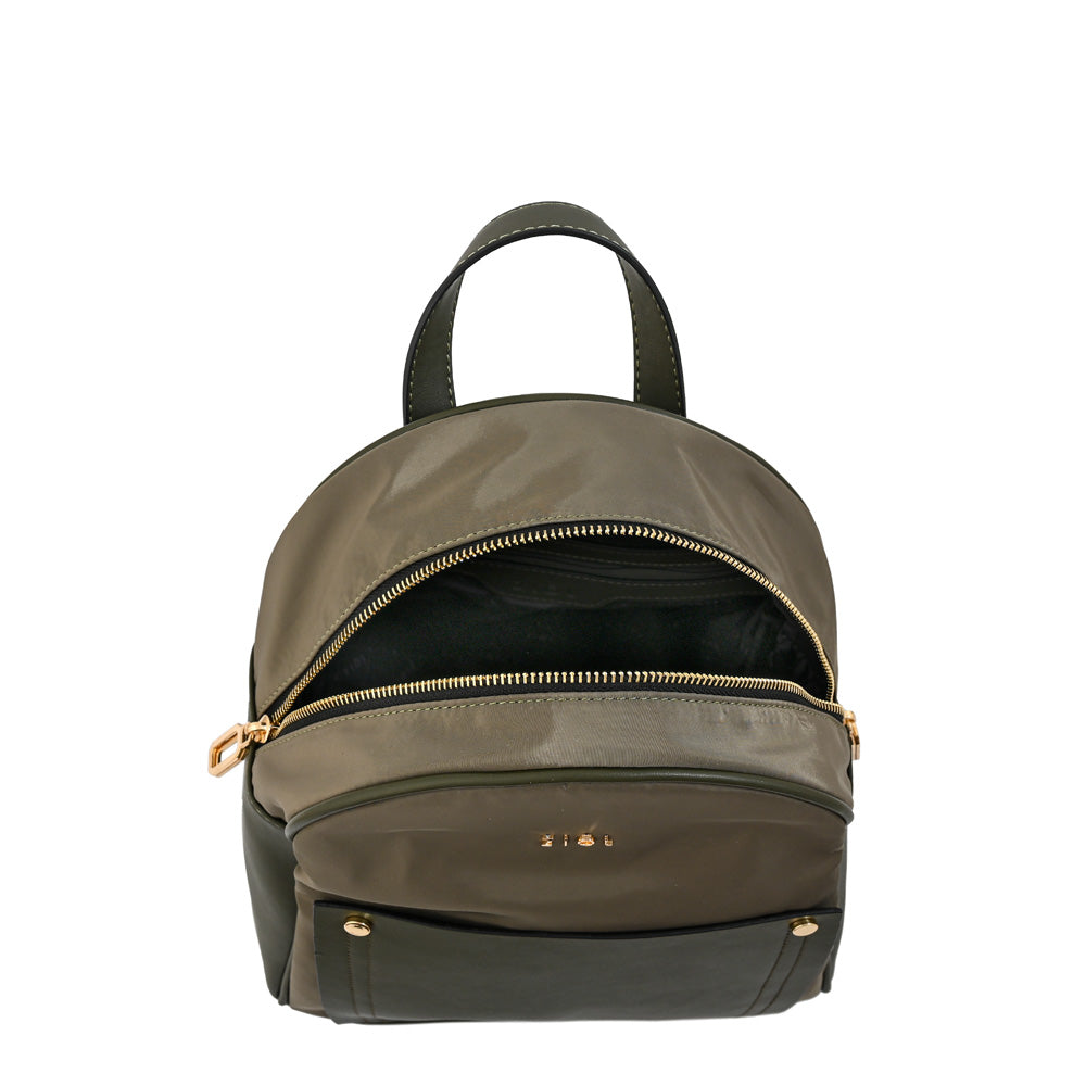 Mochila katrin mediana verde oliva