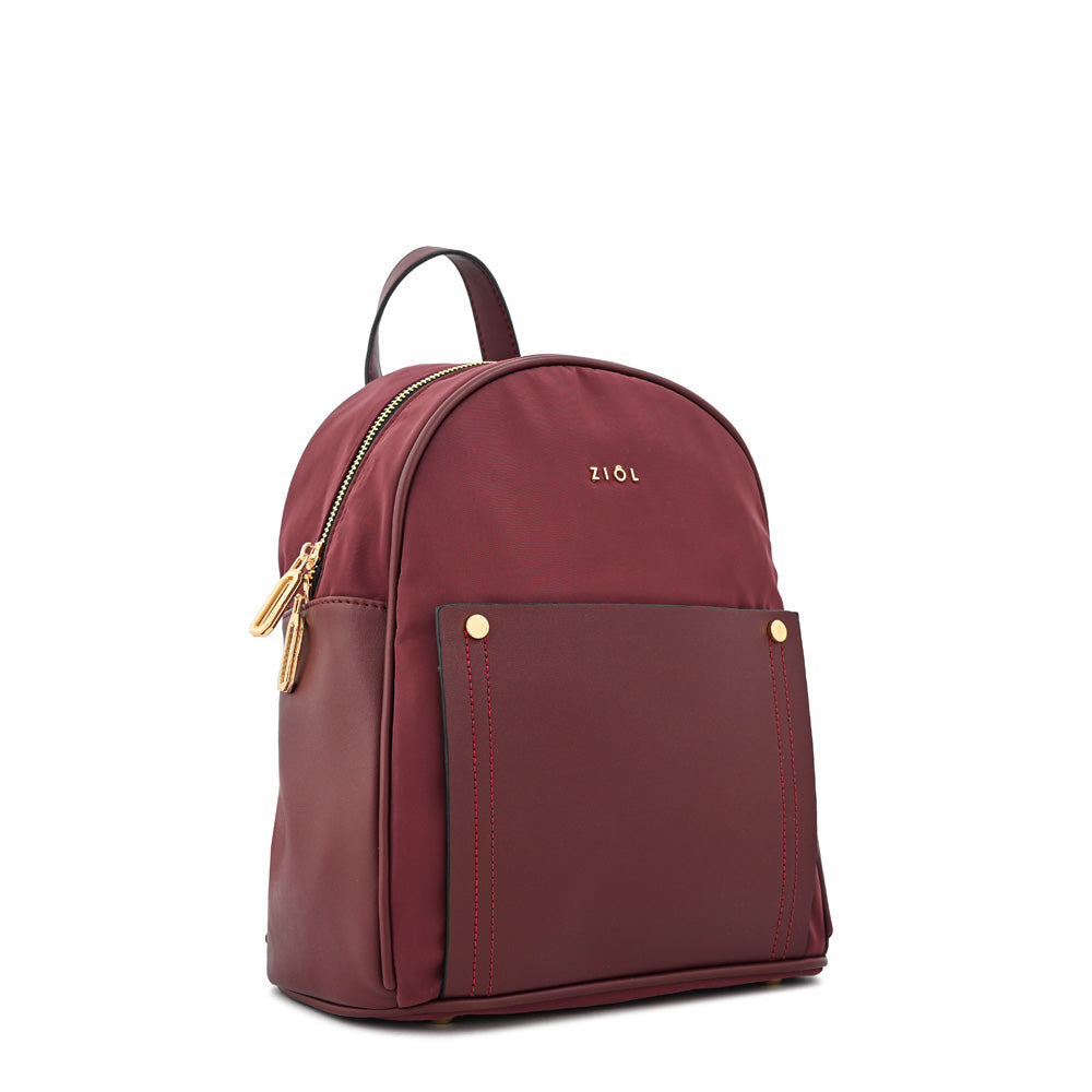 Mochila katrin mediana burdeo