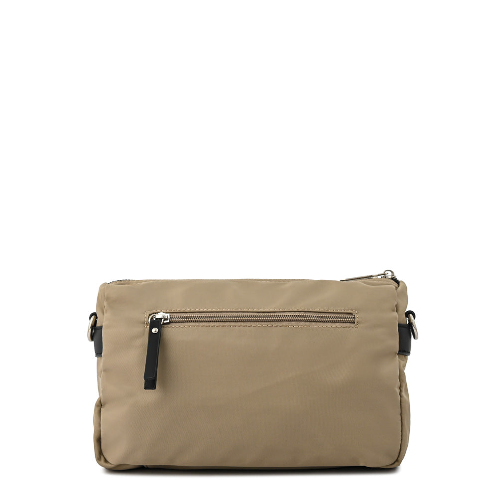 Cartera bandolera mediana ruby taupe
