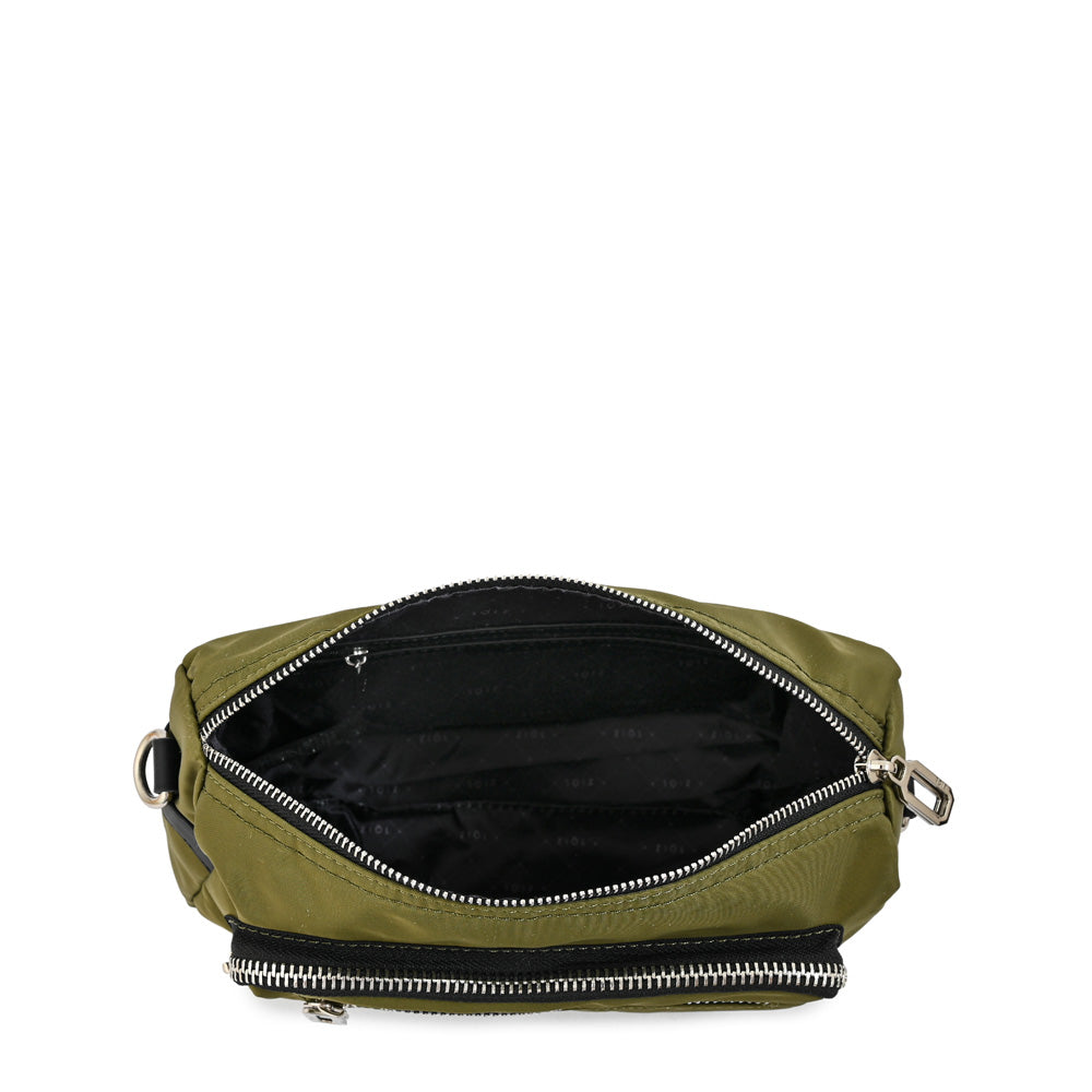 Cartera bandolera ruby mediana verde oliva