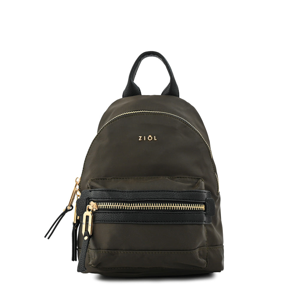 Mochila pequeña clau verde oliva