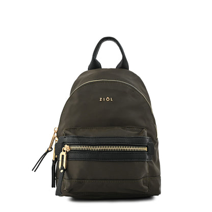 Mochila pequeña clau verde oliva