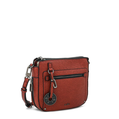 Cartera bandolera mediana dolly rojo oscuro
