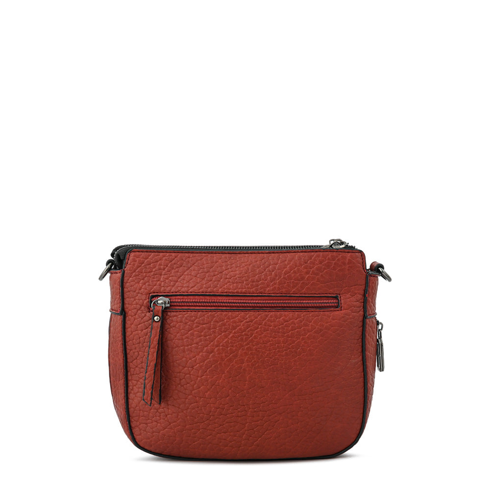 Cartera bandolera dolly mediana rojo oscuro – ZiolBags Chile