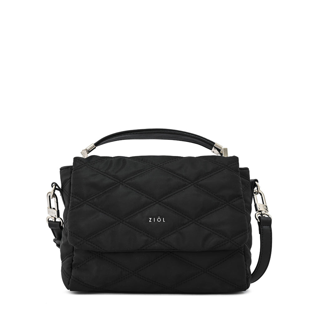 Cartera bandolera con tapa elvira pequeña
