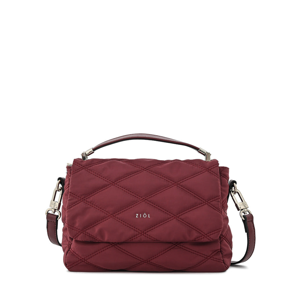 Cartera bandolera con tapa elvira pequeña