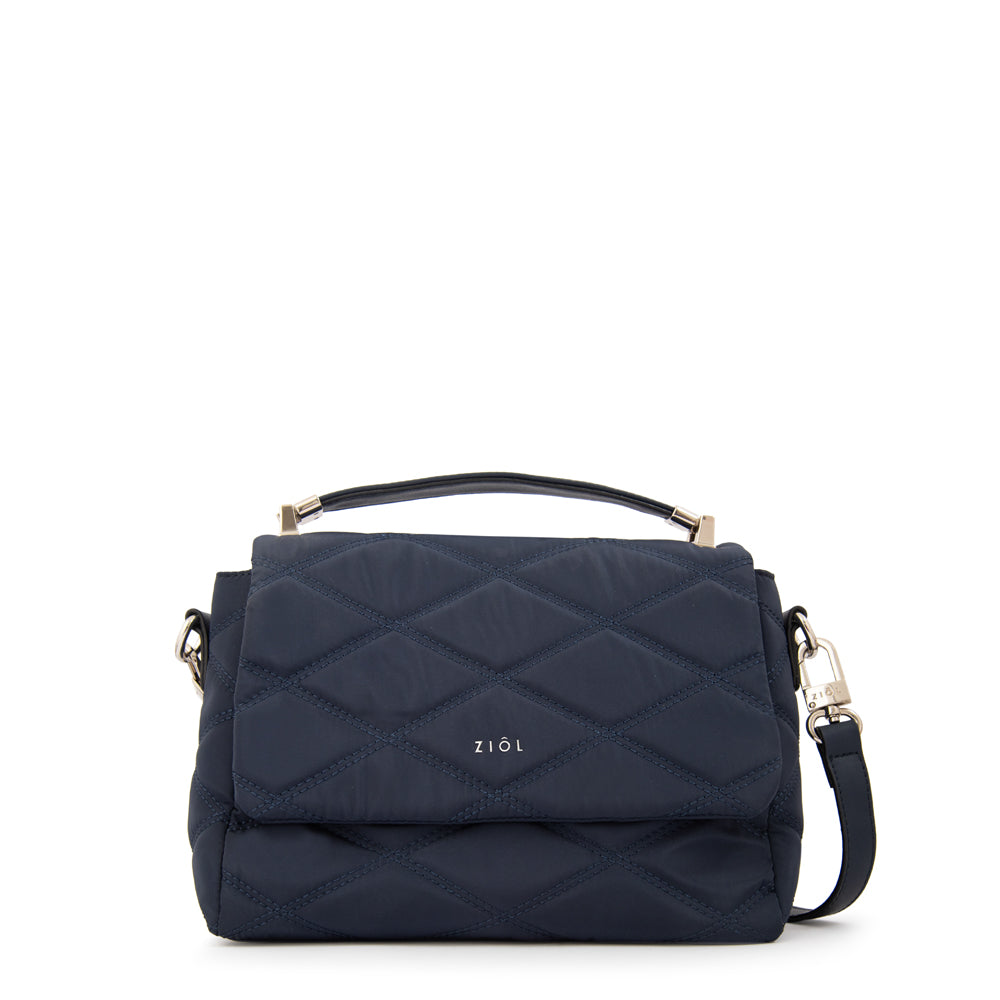 Cartera bandolera con tapa elvira pequeña