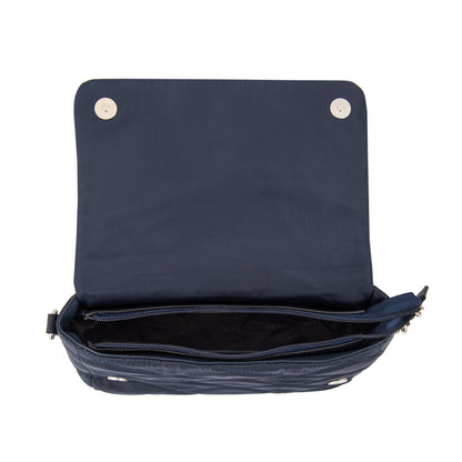 Cartera bandolera elvira azul oscuro