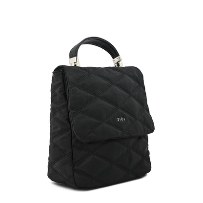 Mochila con tapa elvira mediana negro