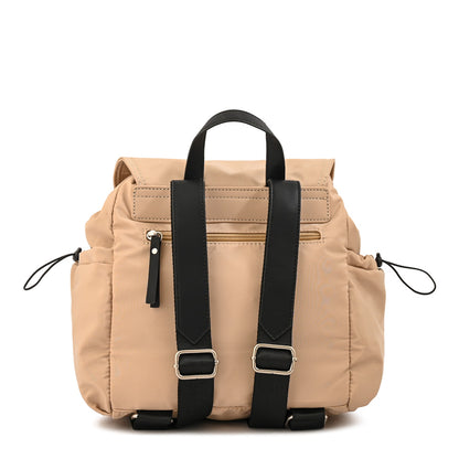 Mochila mediana luna beige