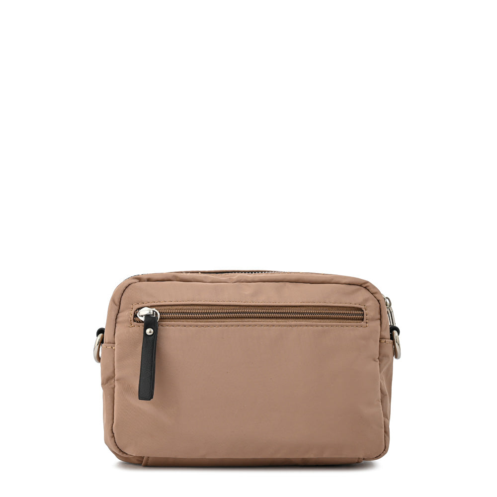 Cartera bandolera diana pequeña beige