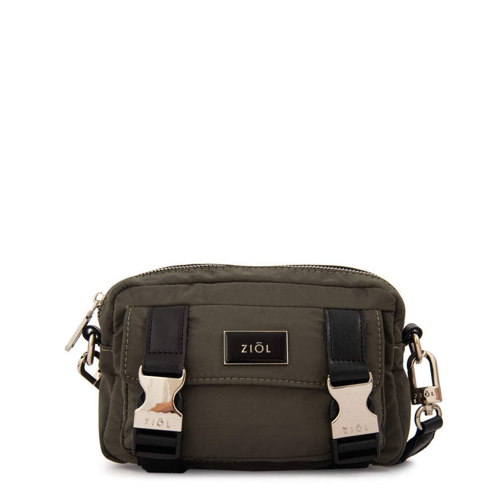 Cartera bandolera diana verde oliva