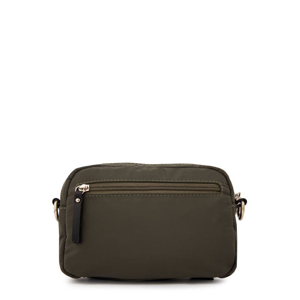 Cartera bandolera diana pequeña verde oliva