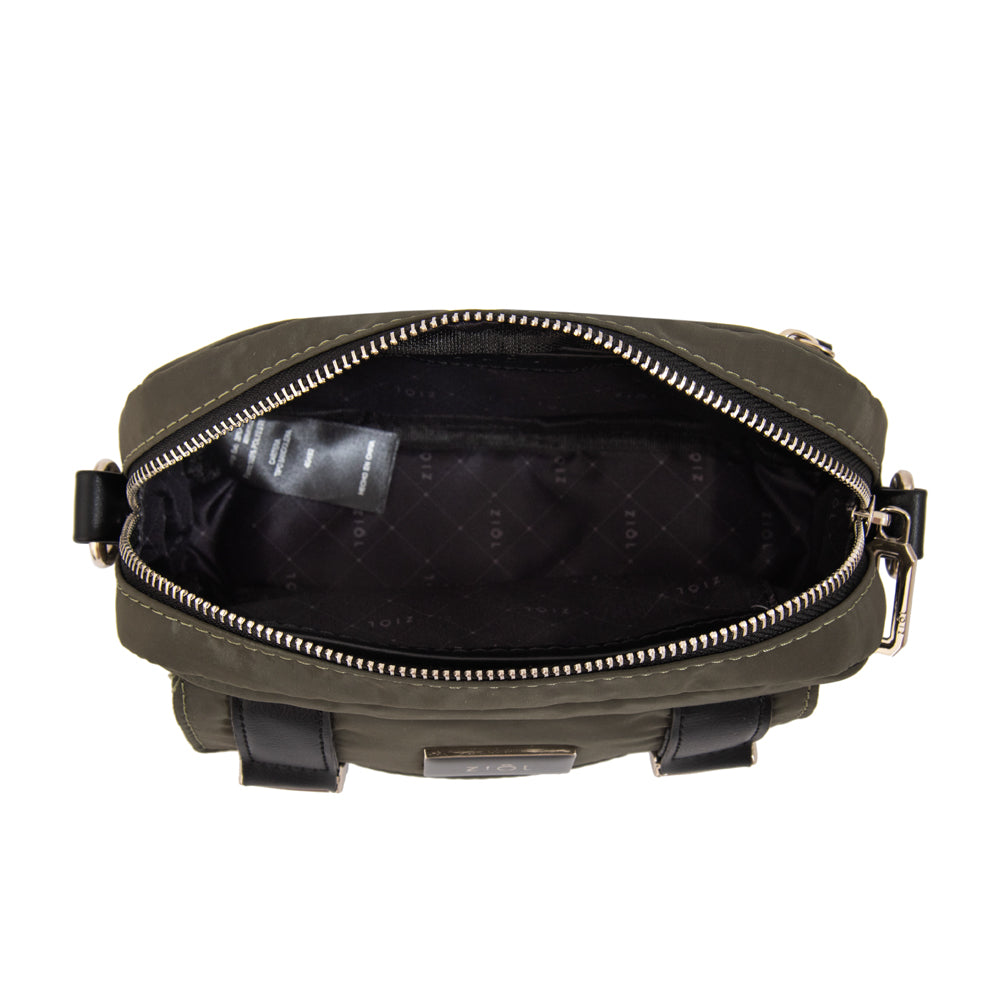 Cartera bandolera diana pequeña verde oliva
